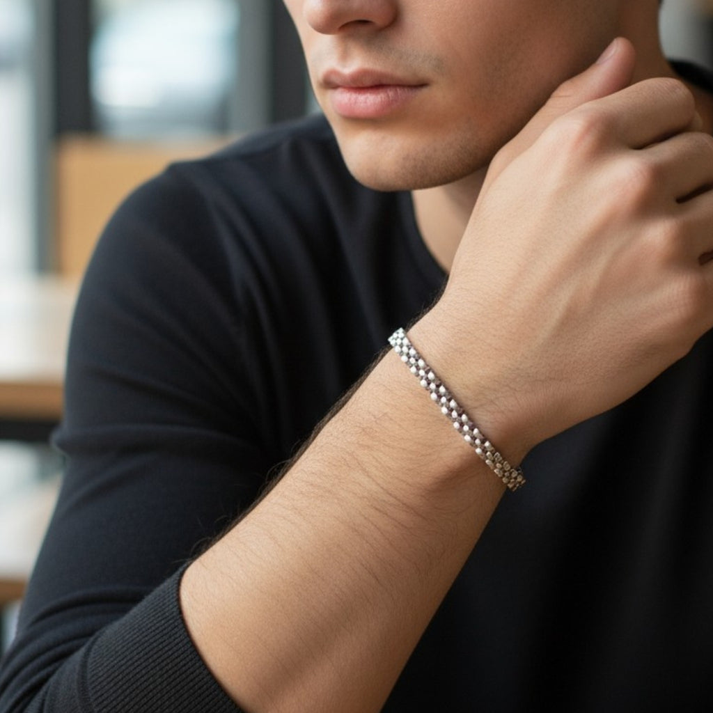 Bracelet en acier inoxydable de style Rolex. BA1011