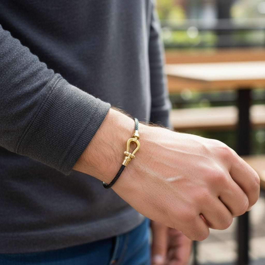 Bracelet Fred Force pour Homme Modèle Or Jaune BA1005