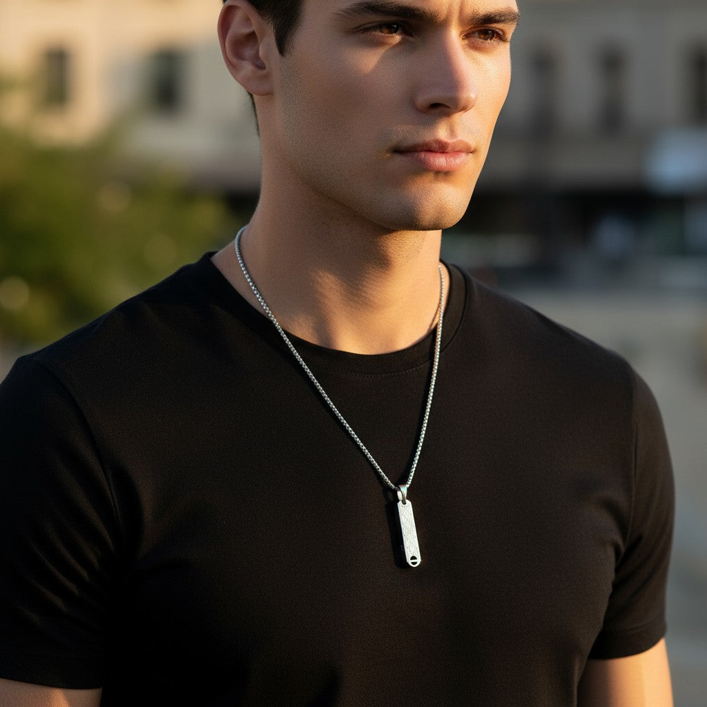 Collier pour homme pendentif diamante SR1707