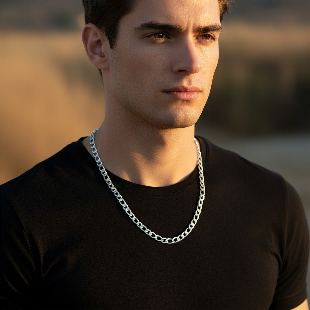 Collier Classic en Acier Inoxydable pour Hommes CE2307