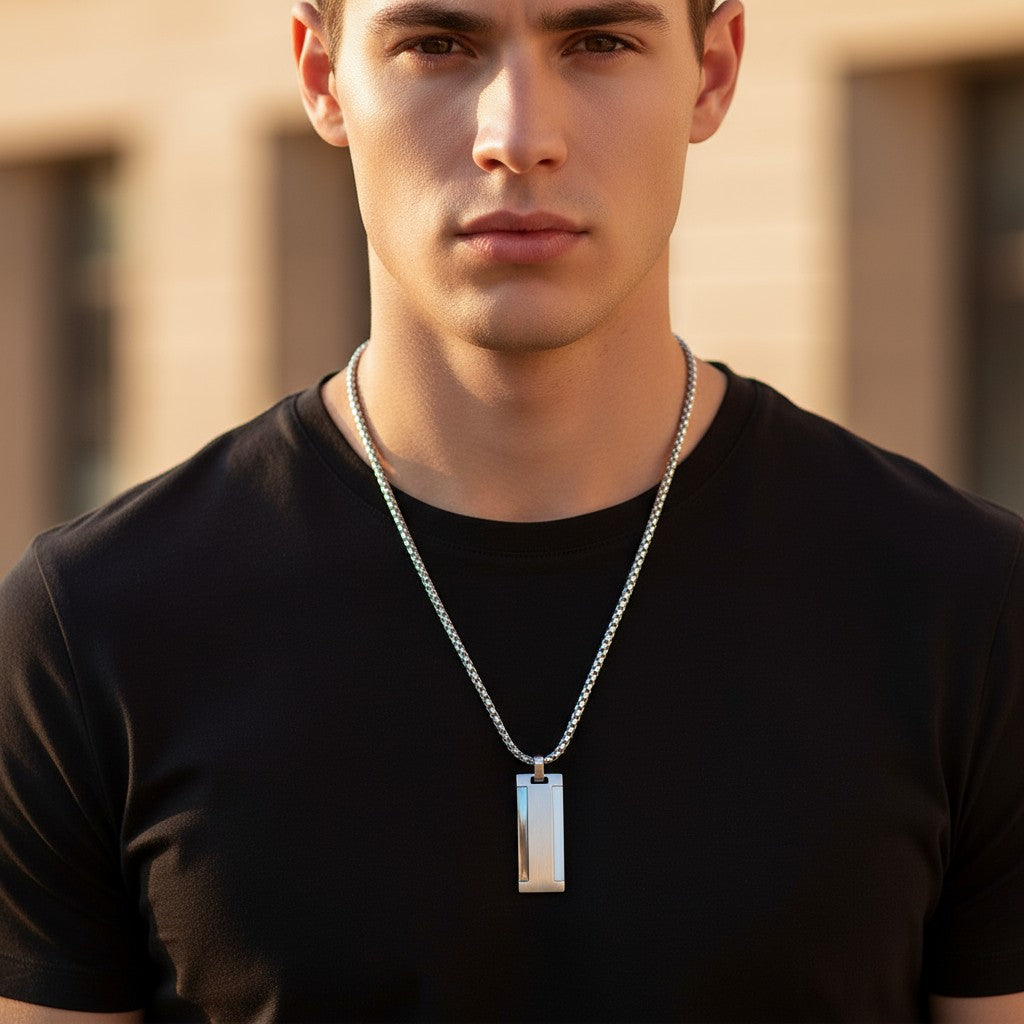 Collier NEW YORK en Acier Inoxydable pour Hommes CE1710